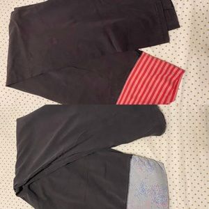 Aerie Slim Gym Flare yoga pants, 2 pairs